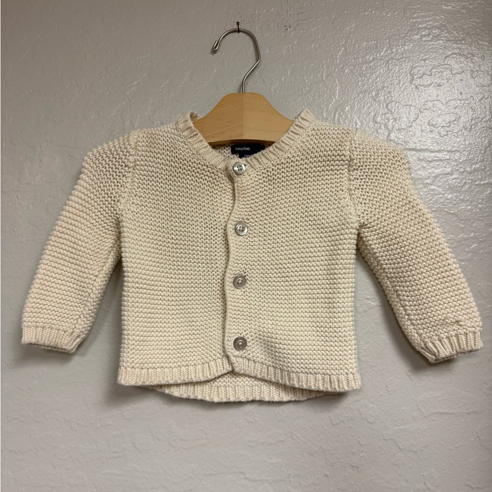 $15 ADD ON baby gap‎ chunky knit cardigan 6-12M Zara Mini Boden Janie and Jack